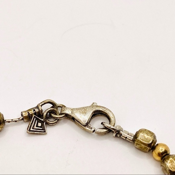 SILPADA Bracelet Jewelry Retired Sterling Silver 14K Gold Filled Bead Bracelet - Picture 11 of 12